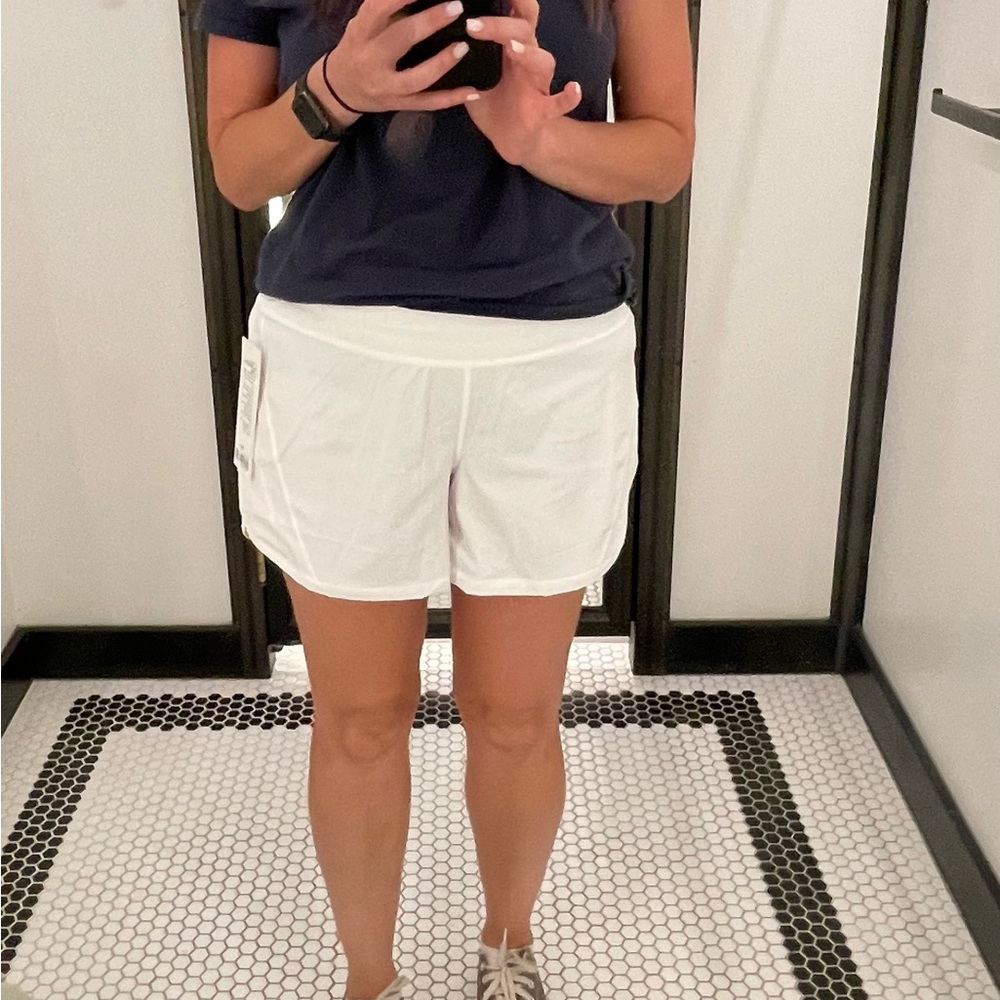 lululemon athletica Women's Cream Athletic Shorts